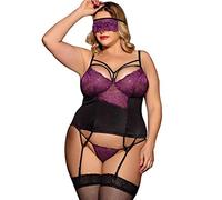 Sexy set donna con corsetto senza spalline l / xl - Taille: L/XL, Couleur: Nero
