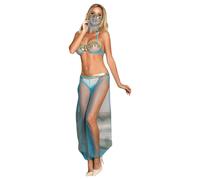 Subblime - costume trasparente in stile indiano - (blu) - L/XL