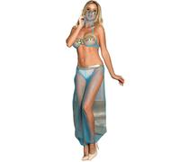 Subblime - set di lingerie blu stile india s/m