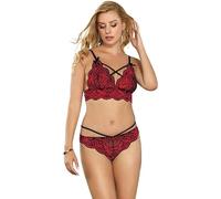 SUBBLIME Set Dos PIEZAS Top Y Panties DE ENCAJES S/M