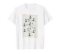 Subbuteo The Play with Yellow Logo Maglietta, Uomo, Bianco, M