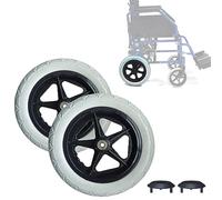 SUBECO 12 1/2 x 2 1/4, Accessorio per Sedia a rotelle Posteriore 12 Pollici, Ruota Posteriore Solida, Pezzo di Ricambio per Sedia a rotelle Manuale