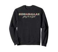 Subhanallah Islamico Gloria a Dio Colorato Ramadan Eid Felpa