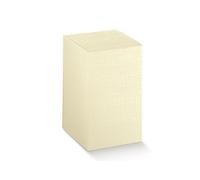 Subito disponibile 20 Pezzi Seta Avorio Scatola pighevole 10x10x16 cm