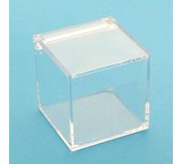 Subito disponibile 25 Pezzi Scatola in plexiglass Italiano portaconfetti 6X6X6 cm bombonier