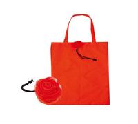 Subito disponibile Borsa shopper shopping pieghevole richiudibile a forma di rosa rossa