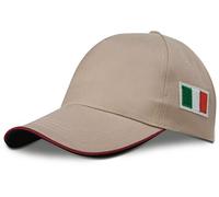 Subito disponibile Cappello Cappellino Berretto 5 Pannelli con Visiera e Tricolore Bandiera