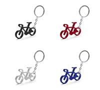 Subito disponibile Stock 40 Pezzi Portachiavi A Forma di Bici BICILETTA in Alluminio