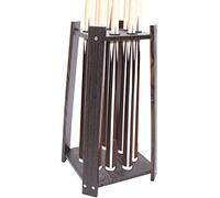 SUBKUDY Stecca da biliardo, supporto multiforo, supporto per stecca da biliardo, montaggio a pavimento, anello in plastica, canne da pesca, rack 8 fori