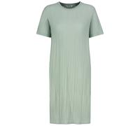 Sublevel Abito donna con scollo rotondo e maniche corte plissettato