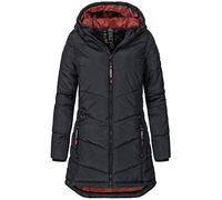 Sublevel Giacca invernale da donna, calda, con cappuccio, sportiva, da donna, per ragazze, parka S, M, L, XL, XXL, Nero , XL
