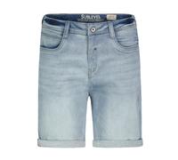 Sublevel Pantaloncini Jeans Uomo Stretch Denim Bermuda Pantaloni Orlo-Risvolto