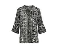 Sublevel Tunica Donna con motivo geometrico e maniche a tromba