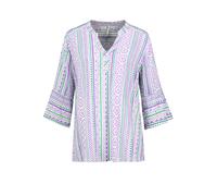 Sublevel Tunica Donna con motivo geometrico e maniche a tromba