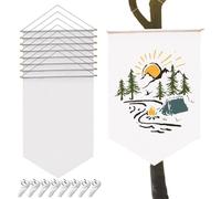 Sublimation Garden Flags-Blanke Bandiere in poliestere per trasferimento di calore, design double face, per cortile, cortile, segnaletica prato all'aperto, vacanze e decorazioni stagionali