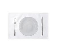 Sublimazione Blank Bianco Tovagliette Festa di Nozze Tovaglietta di Lino Tavolo da Pranzo Tovaglietta per Tavolo da Cucina 1 pz