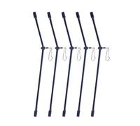 SUBLXPoten Anti-Tangle Boom 5 Pezzi Boom Anti-groviglio for la Pesca con Feeder con girella Girevole Boom Anti-groviglio con moschettoni Connettore for bilanciamento del Tubo Attrezzi da Pesca(7cm)