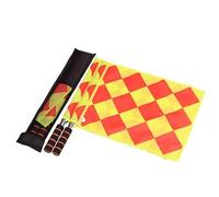 SUBLXPoten Bandierina per Arbitro Calcio 2 pz/Set Bandiera dell'arbitro di Calcio Mondiale Fair Play Partita Sportiva Calcio all'aperto Trainning Linesman Arbitro delle Bandiere dell'Europa(A)