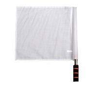 SUBLXPoten Bandierina per Arbitro Calcio Bandiera Colorata for Arbitro 4 Colori Antiscivolo Assorbimento del Sudore Riutilizzabile Sport Match Bandiere for guardalinee di Calcio(White)