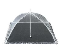 SUBLXPoten Copri Alimenti Copertura Foldable Food Mesh Cover Pop-Up Food Cover Umbrella Meal Vegetable Fruit Breathable Cover Kitchen Accessories(18inch 48x48cm)