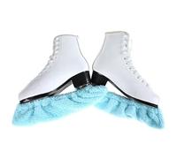 SUBLXPoten Copri Lama Pattini da Ghiaccio 1 Pair Ice Skating Figure Skate Blade Cover Soft Dustproof Shoes Covers Protector(Blue S)