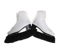 SUBLXPoten Copri Lama Pattini da Ghiaccio Ice Skating Figure Skate Blade Cover Shoes Covers Protector(Black XXL EU43-44)