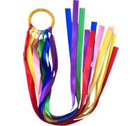 SUBLXPoten Nastri da Ballo Bracciale colorato con Nastro da Ginnastica in Poliestere a 7 Colori con Opzione Campanello for Esercizi di Danza