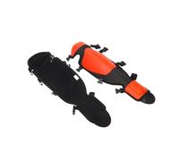 SUBLXPoten Parastinchi Per Erbacce 2 pezzi di ginocchiere da giardinaggio for donne e uomini, protezioni for le gambe, parastinchi for lavori potatura, piastrellatura(Red-21x46cm)