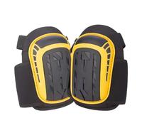 SUBLXPoten Parastinchi Per Erbacce Ginocchiere resistenti in schiuma e gel con doppia cinghia for pavimentazione, edilizia giardinaggio(Short-Yellow)