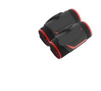 SUBLXPoten Polsiera Palestra 1/2 Pezzo di Fascia Elastica da Polso for Palestra, Fitness, Crossfit, Powerlifting, Supporto A Compressione, Fasce(Red 2pcs)