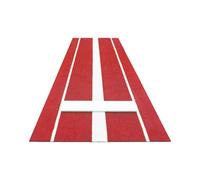 SUBLXPoten Tappetino da Baseball Tappetino da Lancio for Softball, Supporto Antiscivolo for Tumulo for e Baseball, Tappetino Battuta for lanciatori di, casa(Red 92x244cm)