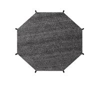 SUBLXPoten Tettoia per Trampolino Telo Parasole Rotondo for Trampolino, Rete di Protezione Solare, Accessori for for Feste Compleanno(10FT 8)