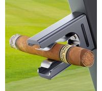 SUBORAWOS Porta sigari magnetico, accessorio per carrello da golf con base magnetica, adatto per carrelli da golf, sedie da spiaggia, canne da pesca (grigio)