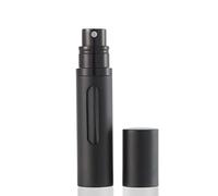 SUBORAWOS Spruzzatore di profumo ricaricabile, mini nebulizzatore per profumi, per viaggi, 5 ml (nero)