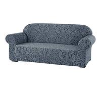 subrtex - Copridivano damascato, 1 pezzo, 3 posti, elasticizzato, protezione per mobili del salotto, adatto per bambini e animali (divano XL, verde scuro)
