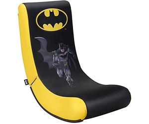 SUBSONIC Batman - Sedia Gaming Rock'N'Seat Junior - Sedia da Gioco a Dondolo per Bambini/Adolescenti Licenza Ufficiale