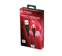 Subsonic Cavo Di Ricarica e trasferimento USB C, Supersoft Anti Nodi 3 Metri, Retroilluminazione A LED Per Controller PS5 PlayStation 4