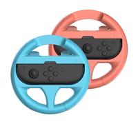 Subsonic - Confezione da 2 volanti per Nintendo Switch e Switch 2 JoyCons - Compatibile con Switch e Switch 2 Joy-con - Blu e rosso