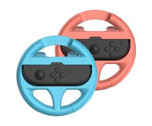 SUBSONIC - Confezione da 2 volanti per Nintendo Switch e Switch 2 JoyCons - Compatibile con Switch e Switch 2 Joy-con - Blu e rosso
