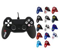 SUBSONIC Controller PS4 Pro5 Black & White - Pro5 Controller per Playstation 4 - PS4 Controller Pro5 Wired Controller, Edizione Black & White Nero