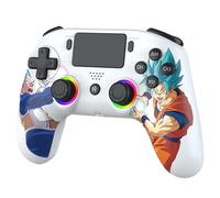 SUBSONIC - Controller Wireless Dragon Ball Goku vs Vegeta - PS5 - Bianco | Licenza ufficiale Dragon Ball, Ergonomico, LED RGB Programmabili, Vibrazione, Touchpad, Paddle Programmabili per PS5