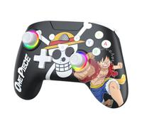 SUBSONIC - Controller Wireless One Piece Luffy Fishman - Switch 2 - Nero | Licenza Ufficiale, Controller Ergonomico, LED Programmabile, Vibrazione, Giroscopio per Nintendo Switch 2 e Switch