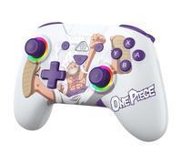 SUBSONIC - Controller Wireless One Piece Luffy Gear 5 - Switch 2 - Bianco | Licenza Ufficiale, Controller Ergonomico, LED Programmabile, Vibrazione, Giroscopio per Nintendo Switch 2 e Switch