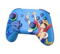 SUBSONIC - Controller Wireless One Piece Luffy - PC iOS Android Steam | Licenza Ufficiale, Controller Ergonomico, LED Programmabile, Vibrazione, Paddle Posteriori per PC, iOS, Android, Steam