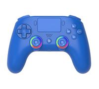 SUBSONIC - Controller Wireless per PS4 e PC - Blu | Ergonomico, LED Programmabili, Vibrazione, Altoparlante Integrato, Paddle Programmabili, Jack 3.5mm per PS4 e PC