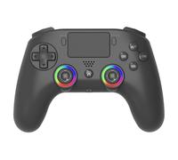 SUBSONIC - Controller wireless per PS4 / Playstation 4 - Controller Bluetooth con LED, vibrazione e jack per cuffie - Nero [playstation_4]
