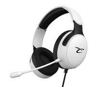 SUBSONIC - Cuffie da gioco Astra per PS5 PS4 PC Xbox, altoparlanti da 40 mm, Cuffie gaming con microfono inclinabile, controllo del volume integrato e pulsante mute - Bianco e nero