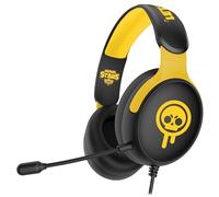 Subsonic Cuffie Gaming con Microfono per Brawl Stars, Casco Audio Ufficiale Nero e Giallo, Altoparlanti 40mm, Compatibile con PC, Tablet e Smartphone