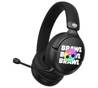 SUBSONIC - Cuffie Gaming Wireless Bluetooth Brawl Stars - Nero | Licenza Ufficiale, Wireless, Bluetooth, LED RGB, Ideale per Bambini e Ragazzi, Compatibile PC, Console, Tablet, Smartphone