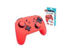 Subsonic - Custodia Protettiva in Silicone per Controller Nintendo Switch Pro Controller - Kit Personalizzato Colorz con Guscio in Silicone e Impugnature per Joystick. Rosso Neon